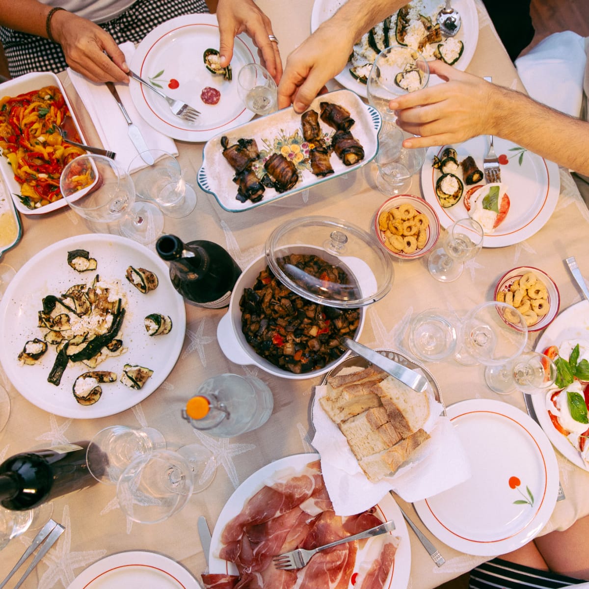 5course Roman Dinner with Paired Wine Italian Home dinners in Rome