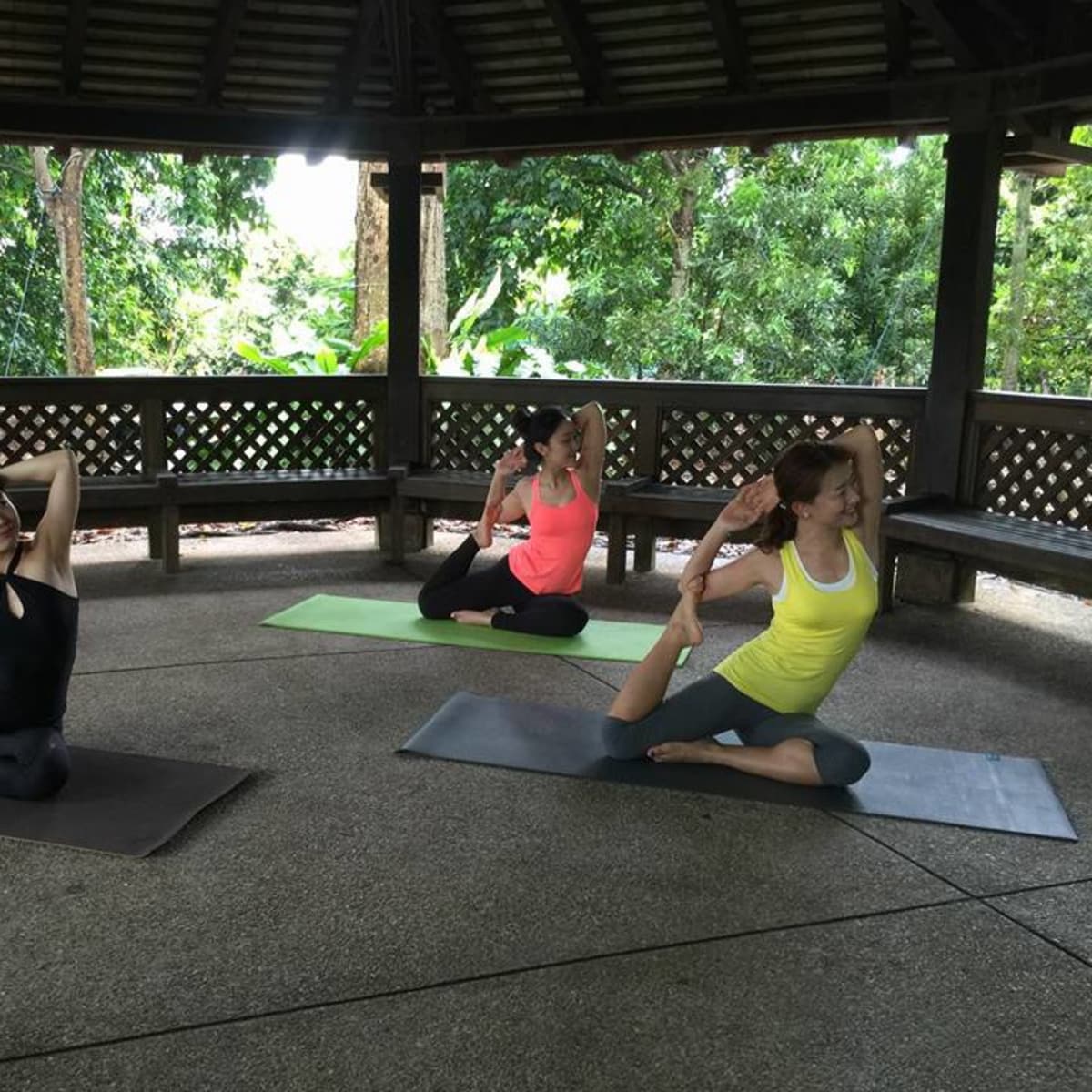 Yoga in Singapore Botanic Gardens Yoga class in Singapore