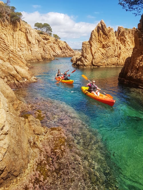 Costa Brava Adventure Tour Kayaking & Lagoon Dipping Withlocals