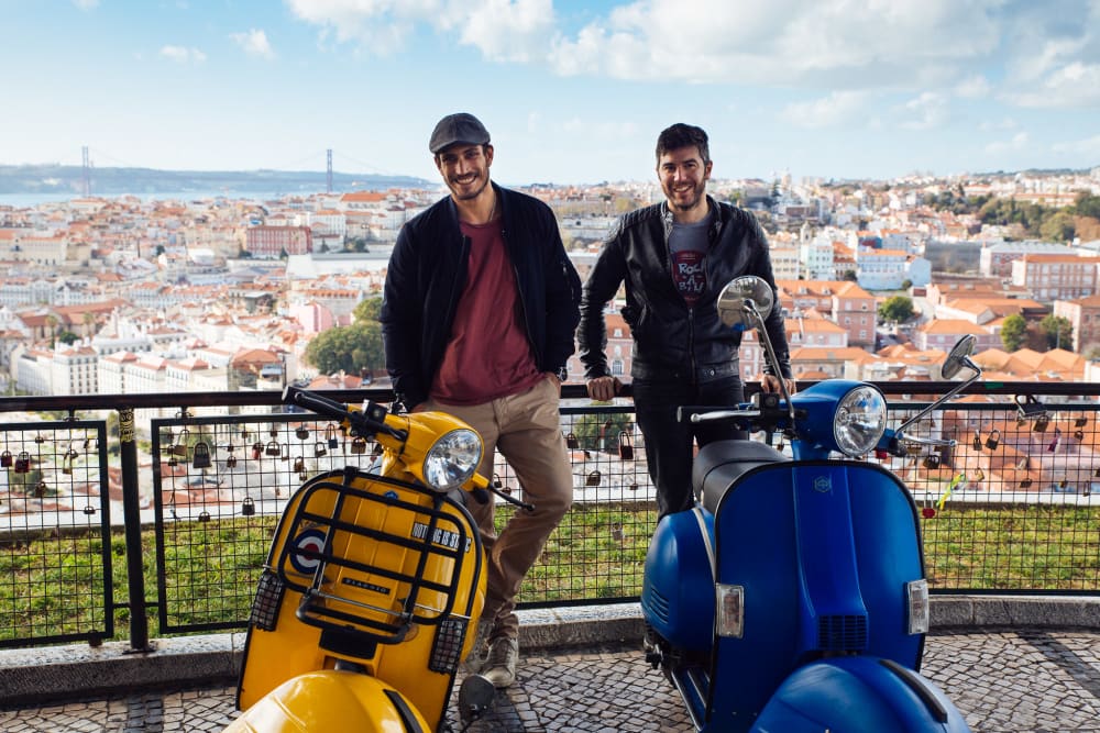 Scenic Vespa Journey Around Lisbon!