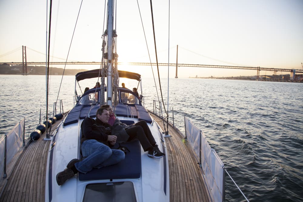 All Aboard! Sail Lisbon's Scenic Sunset - shared tour