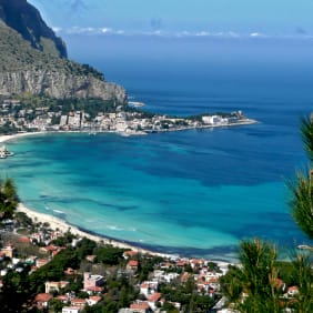 Picture of Palermo's Hills & Sea: Mount Pellegrino and Mondello Beach Tour Spritz & Meal