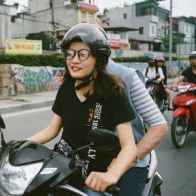 Picture of East meets west on a motorbike around Hanoi