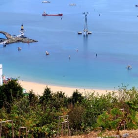 Picture of Songdo Sea Cable Car and Songdo Yonggung Suspension Bridge