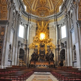 Picture of St. Peter's Basilica from Top to Bottom