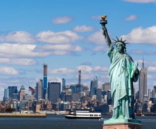 An image of New York City