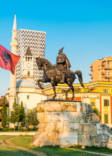 A view of Tirana