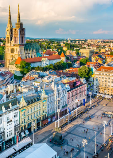 A view of Zagreb