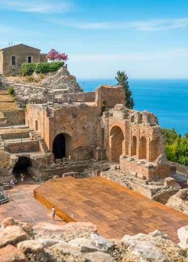 A view of Taormina