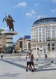 A view of Skopje