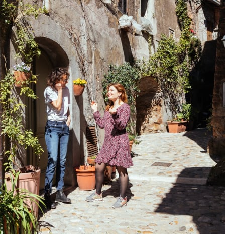 A day in Calcata: off the big city!