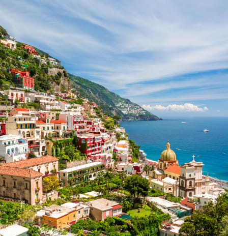 Overview of the Amalfi coast