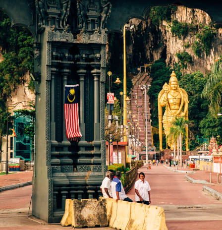 Culture, Food Experience  & Batu Caves Tour & Petronas Twin Towers Ground Visit.
