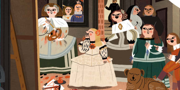 Picture of Prado Museum with kids