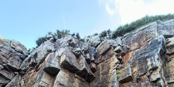 Picture of Rock climbing in Long Dong Cave