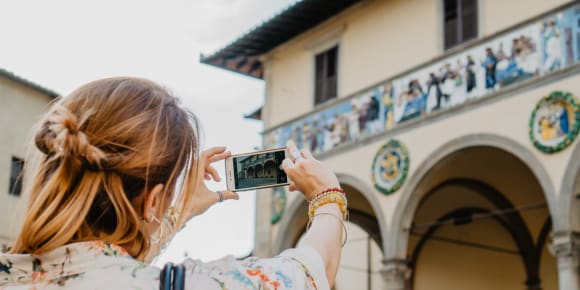 Picture of The Picture Perfect Town of Pistoia with a Local
