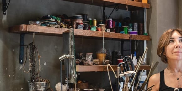 Picture of Jewelry Workshop at a Local Studio