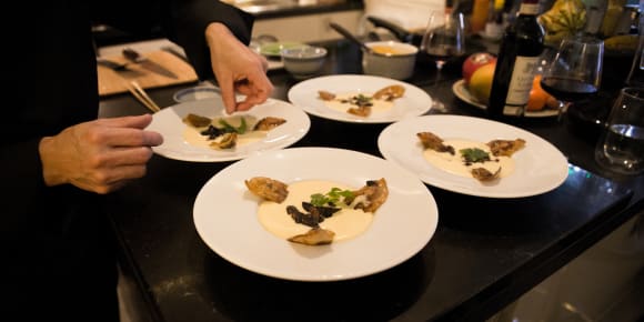 Picture of Gastonomic Experience with your MasterChef and wine pairing.