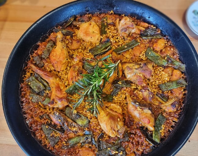 Authentic Paella cooking class with a Michelin-Trained Chef 