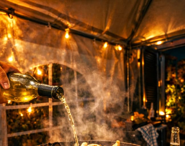 High end Paella private table cooking