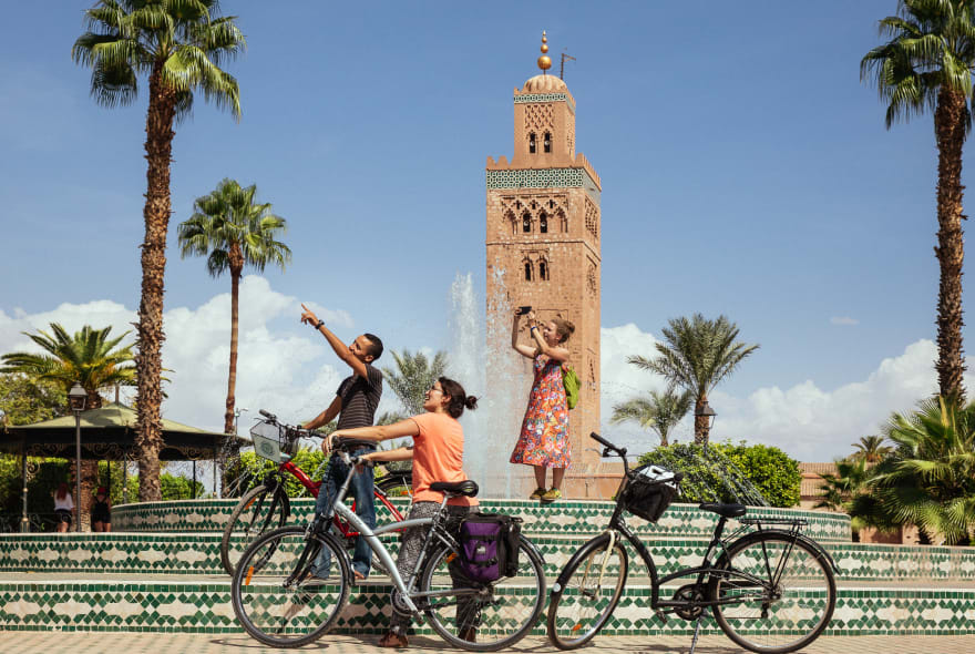 Picture of Past & Present of Marrakech by Bike