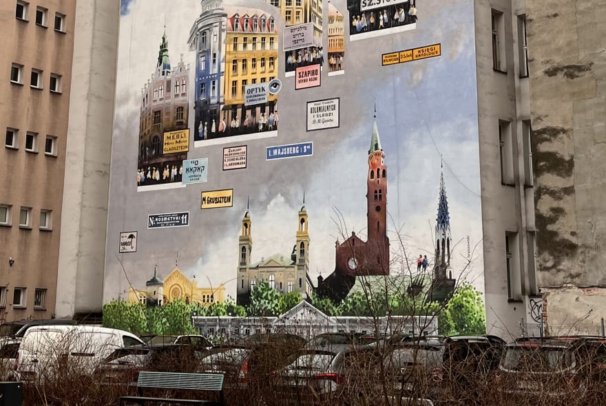 Picture of Jewish Ghetto in Warsaw – where the past permeates the present