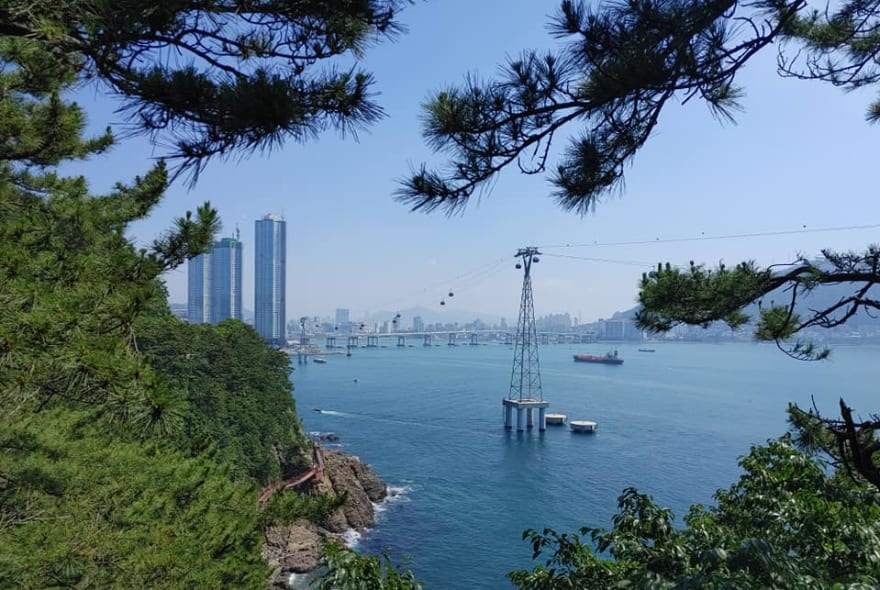 Picture of Songdo Sea Cable Car and Songdo Yonggung Suspension Bridge