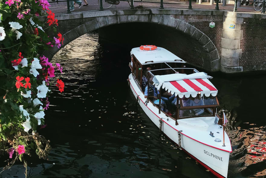 Picture of History tour on charming private canal boat