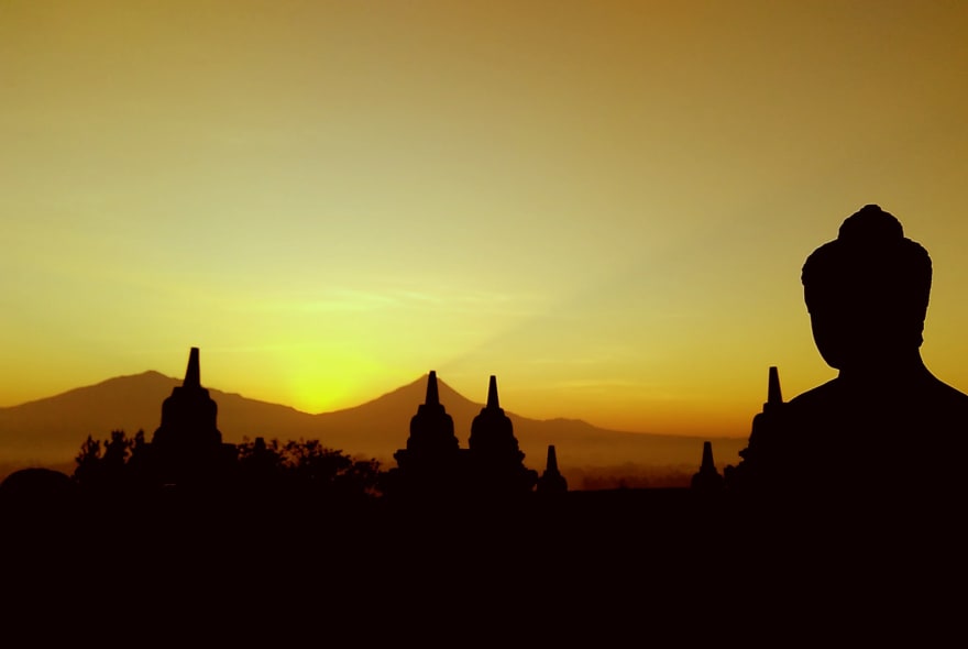 Picture of Borobudur Sunrise and Prambanan
