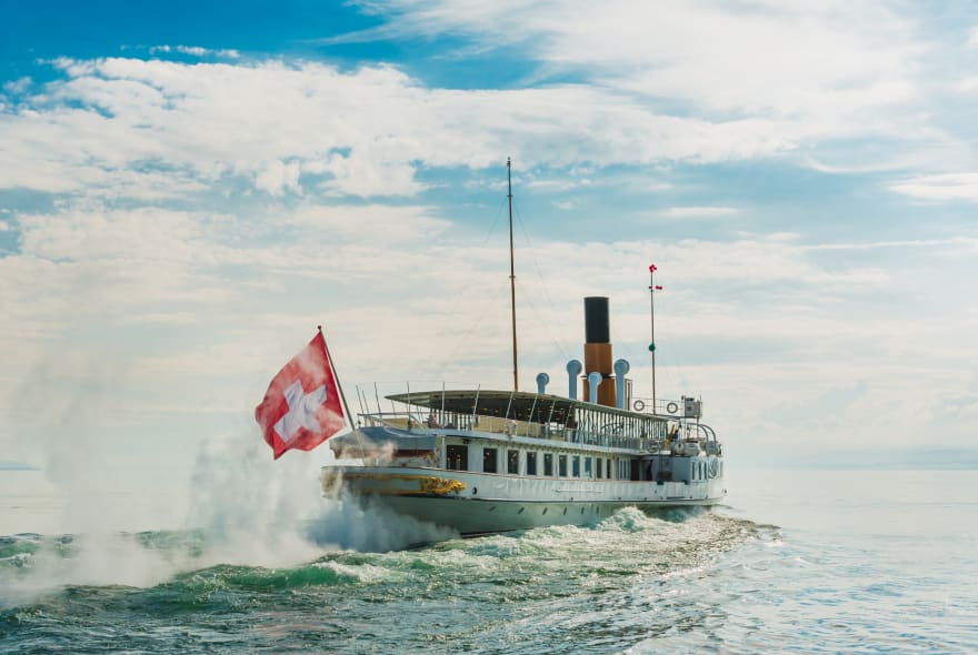 Picture of A Day by Lake Geneva: Picturesque cities & Steamboat