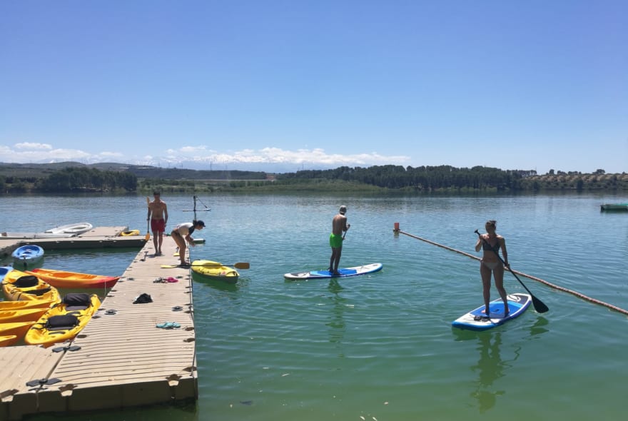 Picture of Paddle surf at the lake