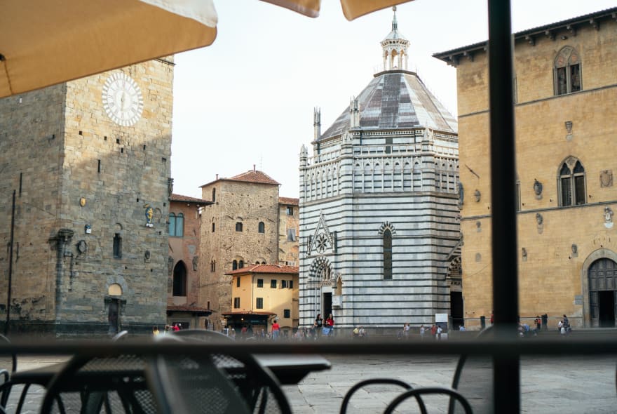 Picture of The Picture Perfect Town of Pistoia with a Local