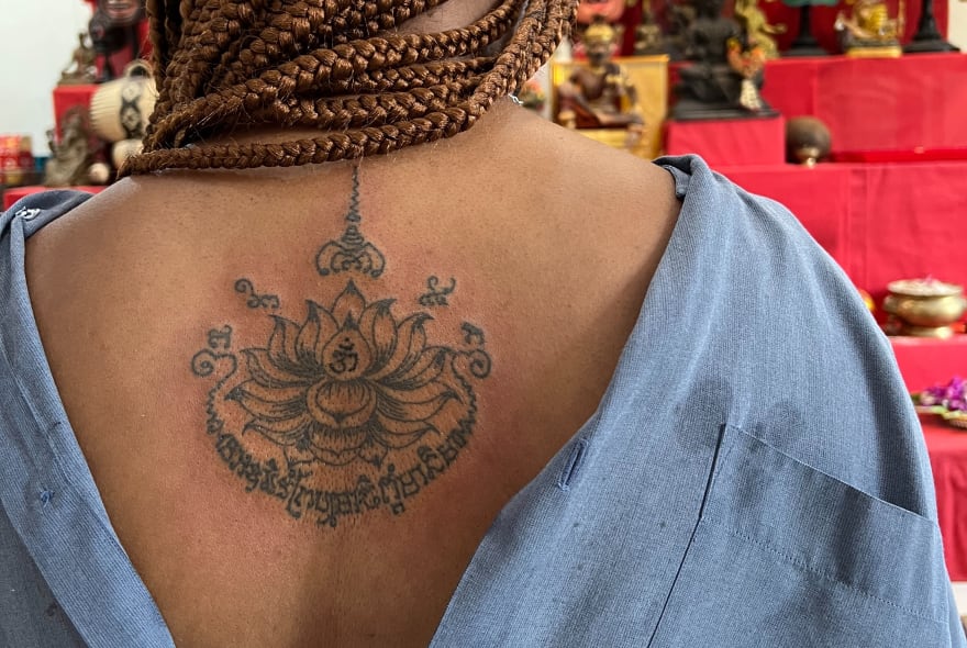 Picture of Unveiling the Mystery of Sakyant Tattoos (Sacred Tattoos)