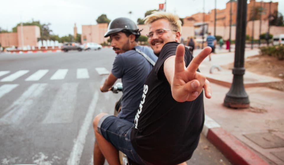 Discover Marrakech like a local on a Moroccan Vespa tour