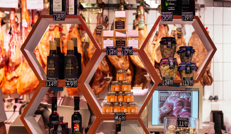 Try the local flavors at Mercado de San Miguel