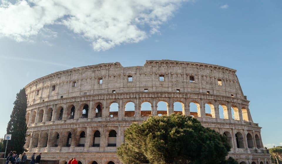 The Colosseum from the side