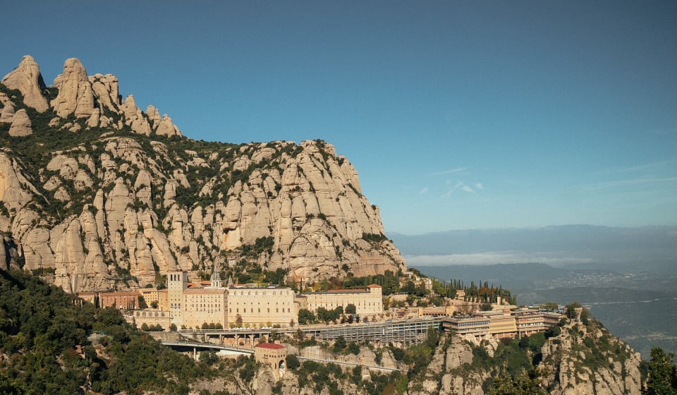 A panoramic view of Montserrat
