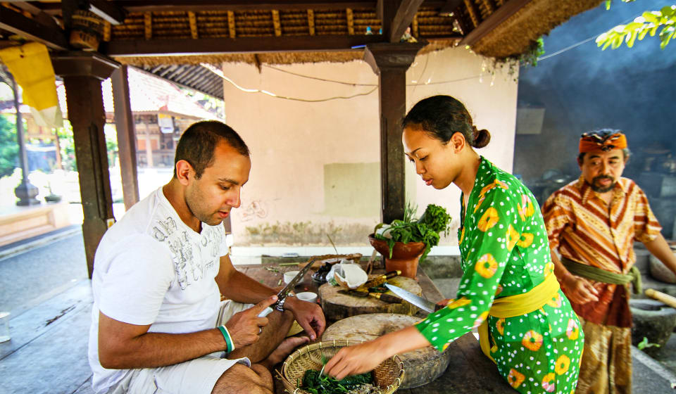 Take part in a cooking class with a local