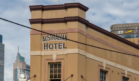Australian hotel front