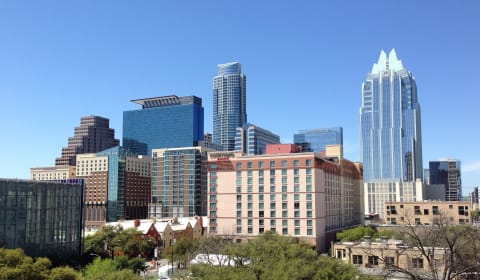 A view on the skyline of Austin, Texas