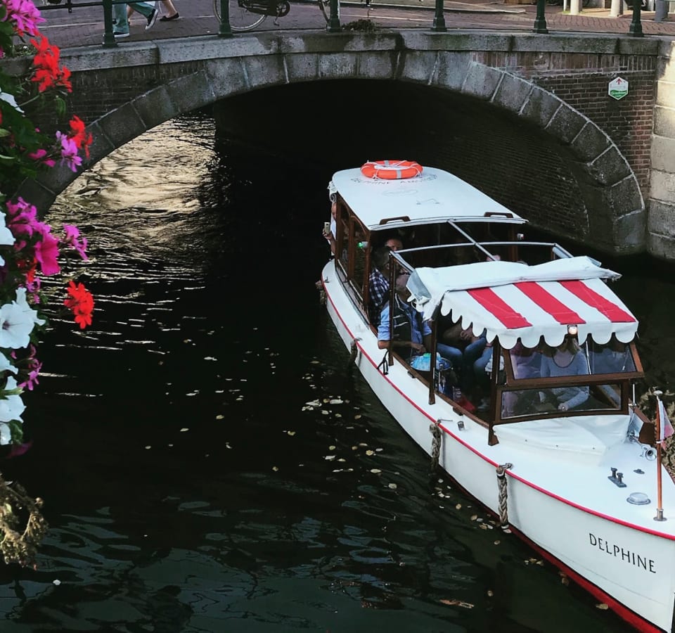 Picture of History tour on charming private canal boat