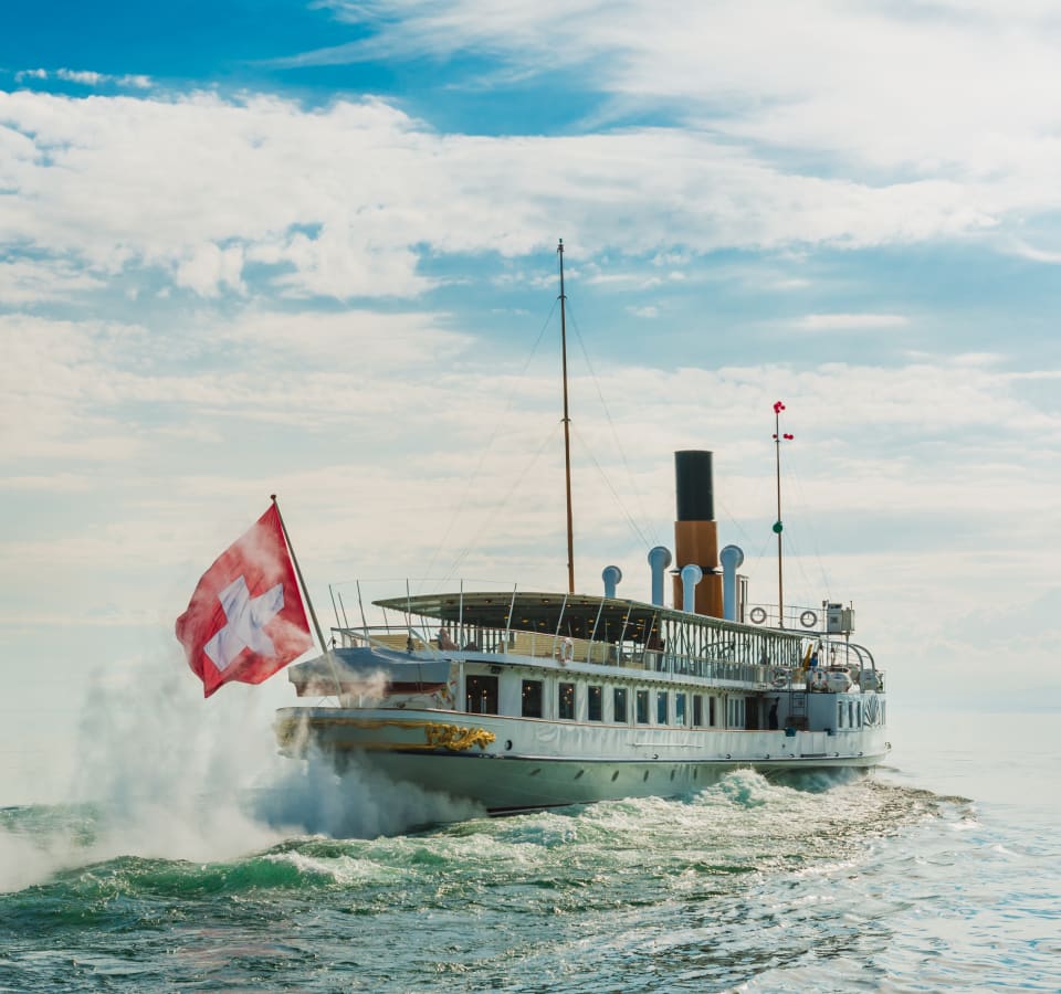 Picture of A Day by Lake Geneva: Picturesque cities & Steamboat