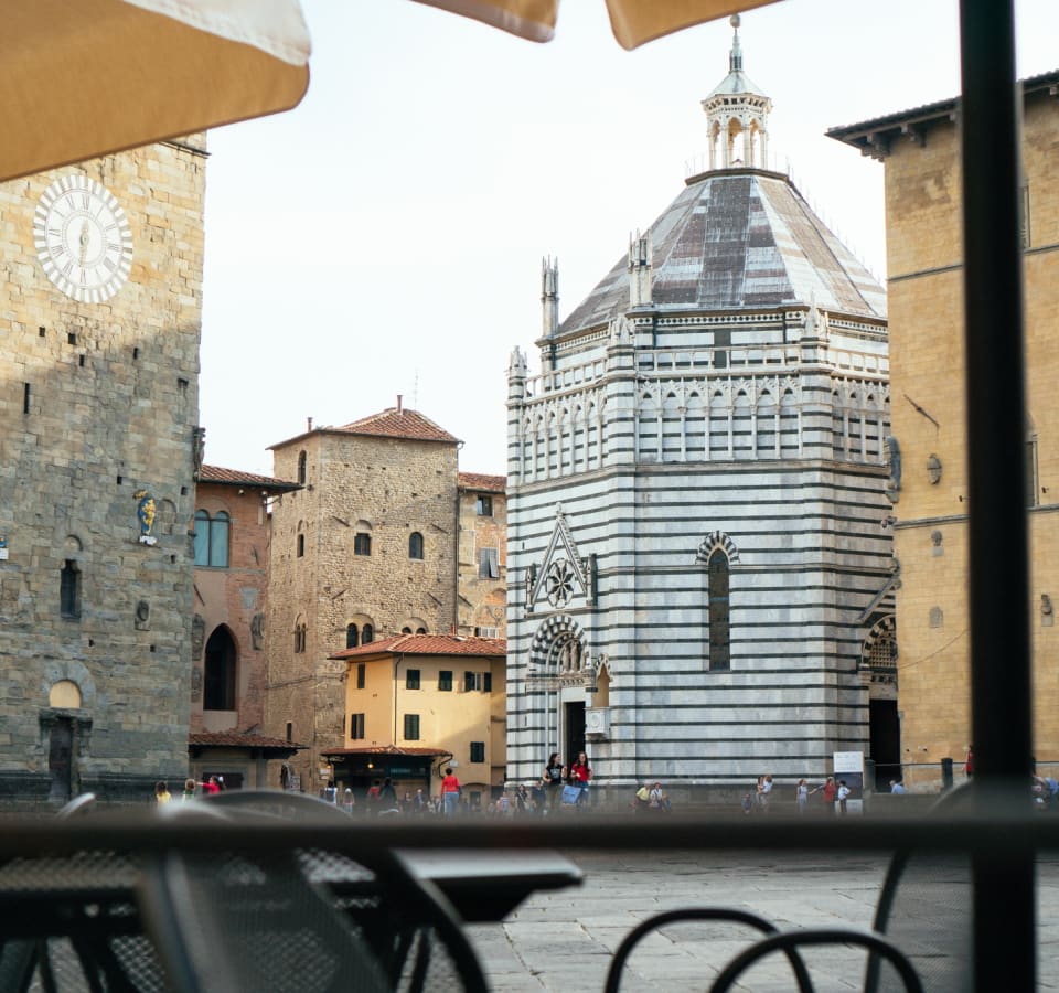 Picture of The Picture Perfect Town of Pistoia with a Local