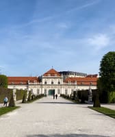 Lower Belvedere Palace in Vienna from the gardens
