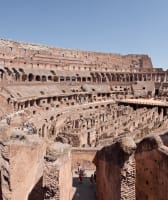 View on the inside of the Colosseum