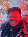 Portrait from local Marcelo - The Plateau Artist