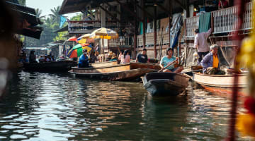Amphawa Floating Market Tha Kha Floating Market With Boat Tour