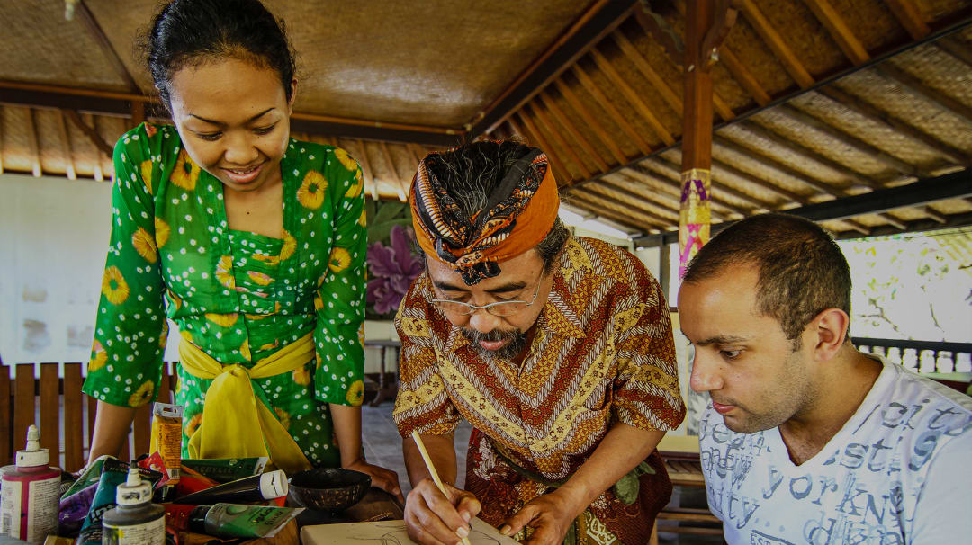 Practical Balinese Traditional Painting Class Withlocals