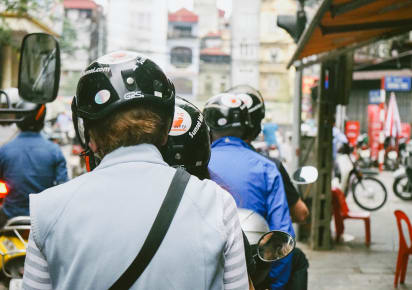 East meets west on a motorbike around Hanoi in Hanoi - 3e96711bbad7e62d78b160cb92106f86