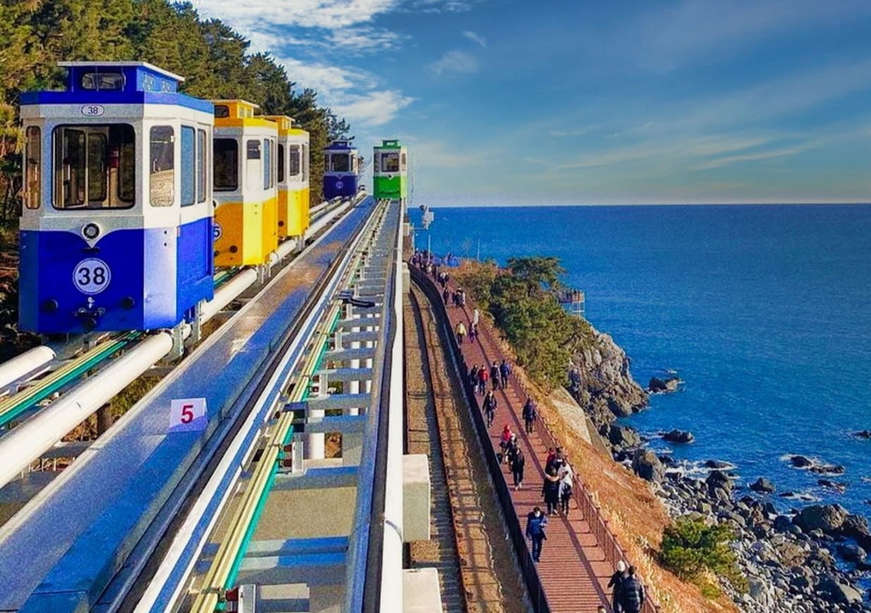 Haeundae Day tour including Blue Line Capsule train - Withlocals